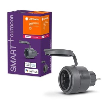 Ledvance - Udendørs smart-stikkontakt SMART+ PLUG 3680W IP44 SCHUKO