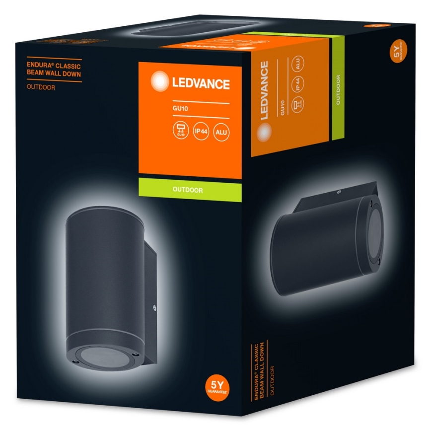 Ledvance - Udendørs væglampe BEAM 1xGU10/35W/230V IP44