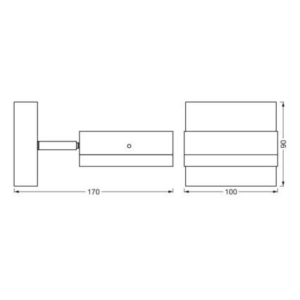 Ledvance - Udendørs væglampe ENDURA CLASSIC 1xGX53/12W/230V IP44