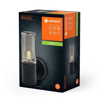 Ledvance - Udendørs væglampe FIGO CYLINDER 1xE27/20W/230V IP44