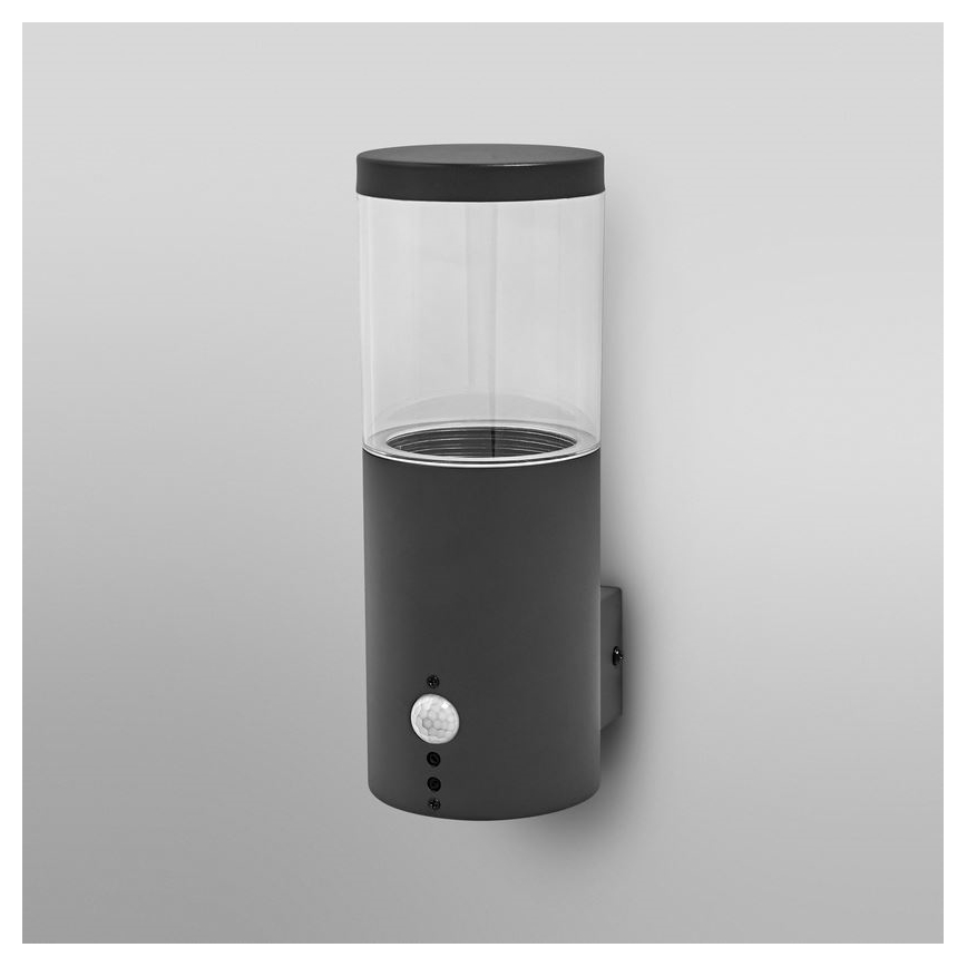 Ledvance - Udendørs væglampe med sensor EBRO 1xE27/20W/230V IP44