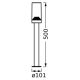 Ledvance - Udendørslampe AMBER 1xE27/20W/230V IP44