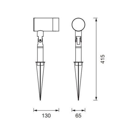 Ledvance - Udendørslampe ENDURA CLASSIC 1xGU10/35W/230V IP54