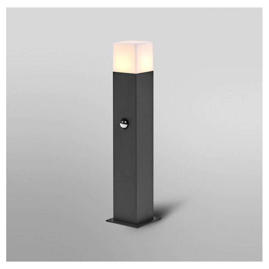 Ledvance - Udendørslampe med sensor FIGO SQUARE 1xE27/20W/230V IP44