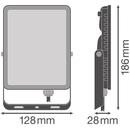 Ledvance - Væghængt LED projektør FLOODLIGHT LED/30W/230V 4000K IP65