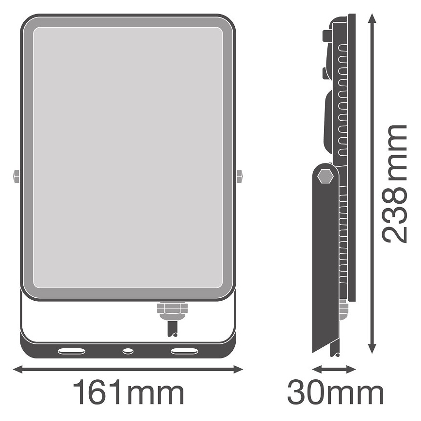 Ledvance - Væghængt LED projektør FLOODLIGHT LED/50W/230V 4000K IP65