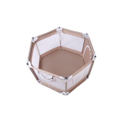 Legeindhegning 120 cm brun