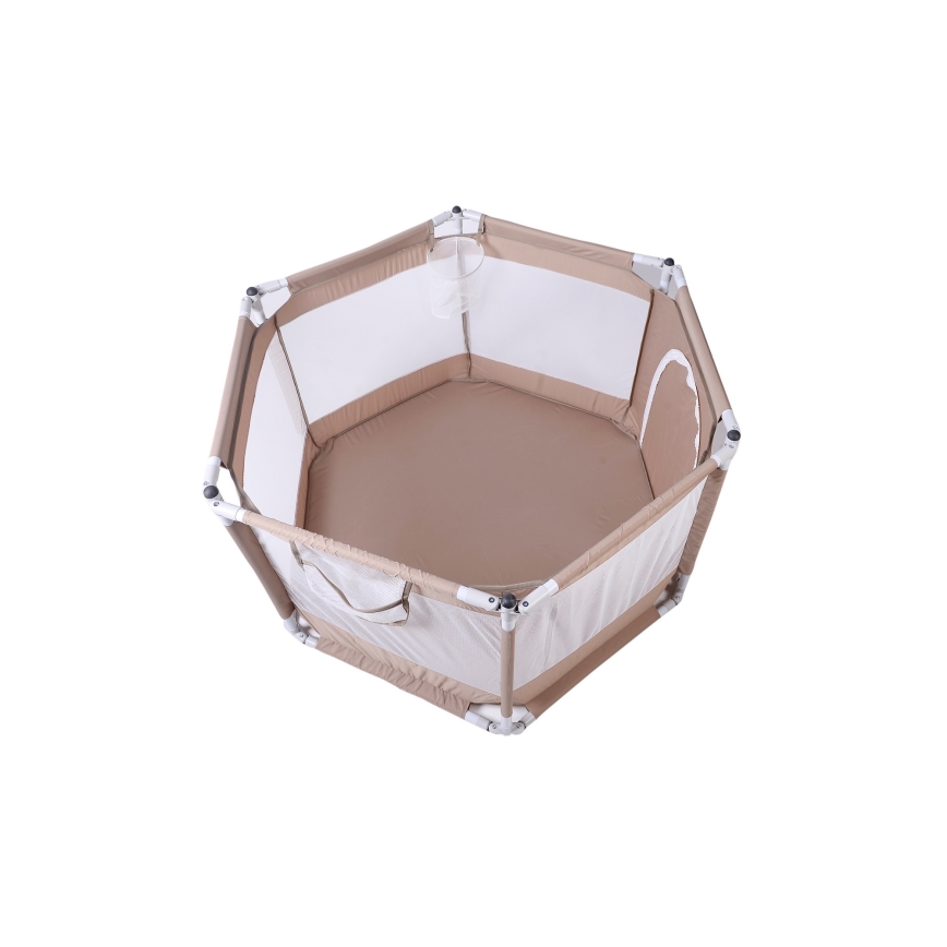 Legeindhegning 120 cm brun