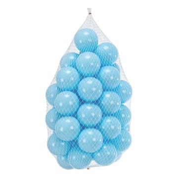 Legeplastikkugler 50 stk. Ø 7 cm blå