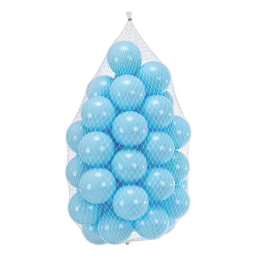 Legeplastikkugler 50 stk. Ø 7 cm blå