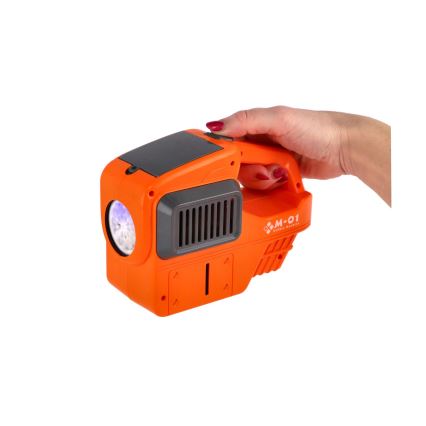 Legetøjsplæneklipper med bobleblæser og lys, 4xAA