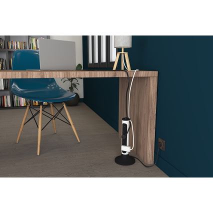 Legrand 049410 - Stikkontakt pullert 230V/16A, 4x2P+T 2m