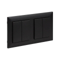Legrand - 2x Dobbelt serieafbryder nr. 5 med ramme SUNO sort