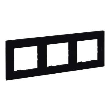 Legrand - 3-moduls ramme NILOE STEP sort
