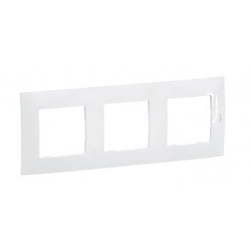 Legrand - 3-modulsramme NILOE hvid