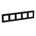 Legrand - 5-modulsramme NILOE STEP, sort