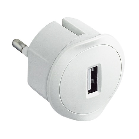 Styre gentage lektier Legrand 50680 - USB plug-in adapter 230V/1,5A hvid | Lampemania