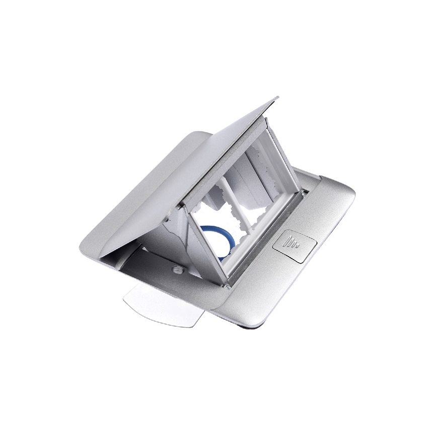 Legrand 54011 - Ramme til stikkontakt til bordplade POP-UP 4M aluminium