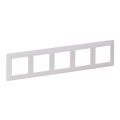 Legrand 754005 - Ramme til afbrydere VALENA LIFE 5-modul, hvid