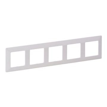 Legrand 754005 - Ramme til afbrydere VALENA LIFE 5-modul, hvid