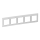 Legrand 754035 - Ramme til afbrydere VALENA LIFE 5P hvid/krom