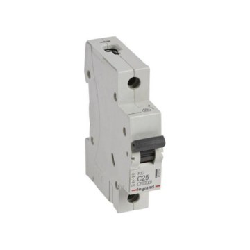 Legrand - Automatsikring 1-faset RX3 1P C 25A 6000A