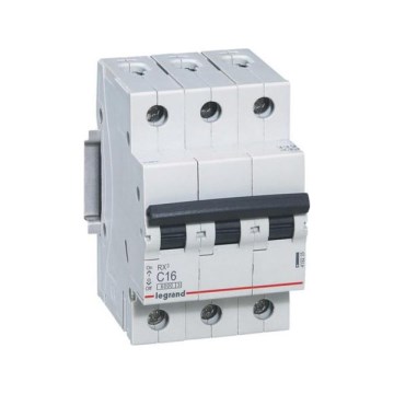 Legrand - Automatsikring 3-polet RX3 3P C 16A 6000A