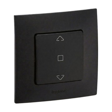 Legrand - Betjening til jalousi med ramme NILOE sort