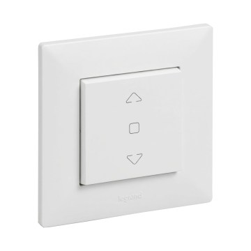 Legrand - Betjening til jalousier med ramme NILOE STEP hvid