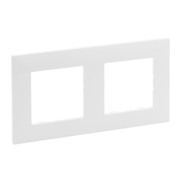Legrand - dobbelt ramme NILOE STEP hvid