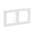 Legrand - dobbelt ramme SUNO hvid