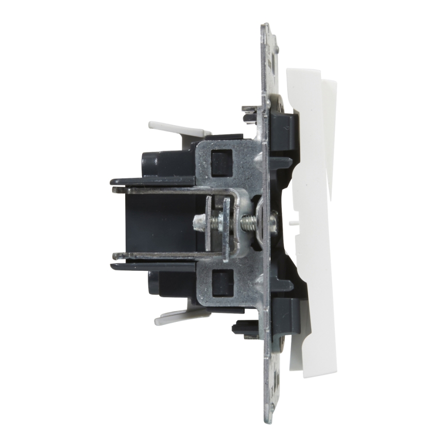 Legrand - Dobbelt trappeafbryder nr. 6+6 uden ramme SUNO hvid