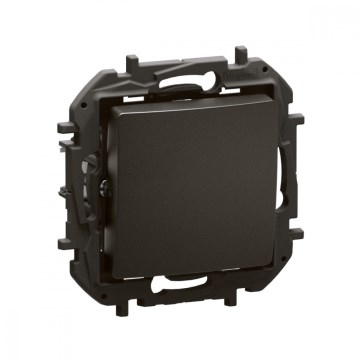 Legrand - Enkel afbryder uden ramme nr. 1/0 NILOE sort