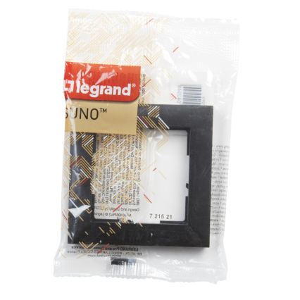 Legrand - Enkel SUNO-ramme sort