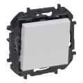 Legrand - Enpolet trykknap nr. 1/0 uden ramme NILOE STEP hvid