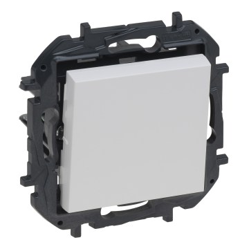 Legrand - Enpolet trykknap nr. 1/0 uden ramme NILOE STEP hvid
