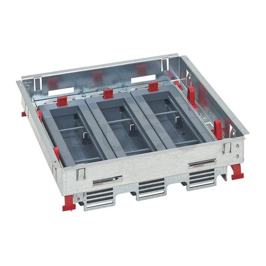 LEGRAND - Gulvboks til dobbelte gulve 24 moduler (12 enheder 45x45)
