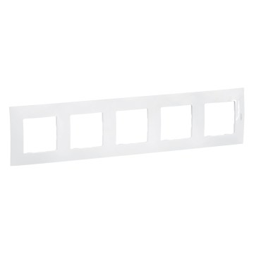 Legrand - NILOE 5-fags ramme, hvid