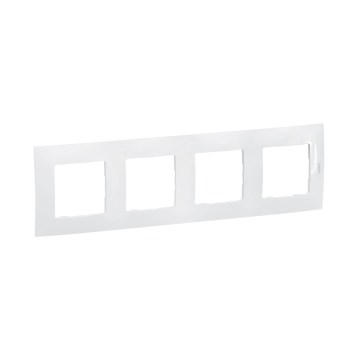Legrand - NILOE ramme til 4 moduler, hvid