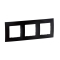 Legrand - NILOE tredelt ramme, sort