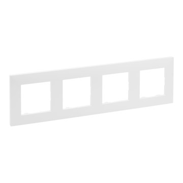 Legrand - Ramme til 4 moduler NILOE STEP hvid