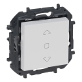 Legrand - Rammefri persiennebetjening NILOE STEP hvid