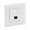 Legrand - RJ45-stikdåse med ramme NILOE STEP, hvid