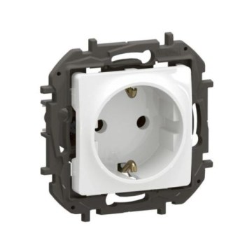 Legrand - SCHUKO-stikkontakt til husstanden uden ramme NILOE 250V hvid