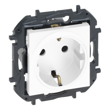 Legrand - Stikkontakt til hjemmet SCHUKO uden ramme NILOE STEP 250V hvid