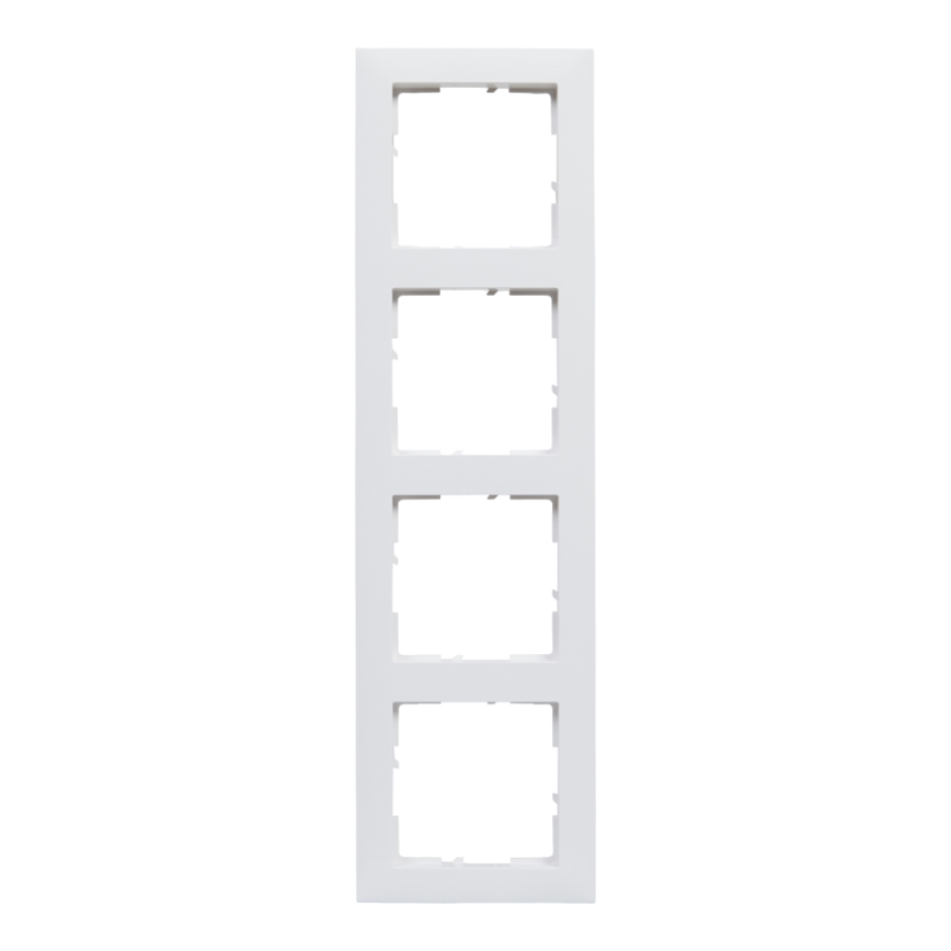 Legrand - SUNO ramme til 4 moduler, hvid