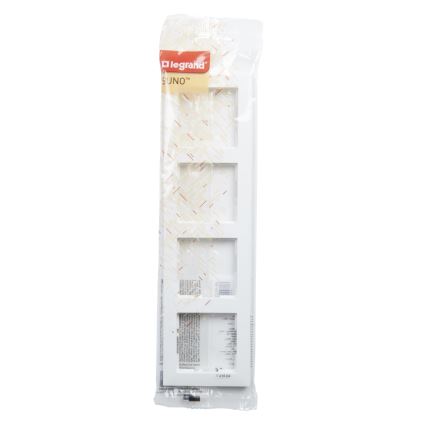 Legrand - SUNO ramme til 4 moduler, hvid