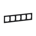 Legrand - SUNO-ramme til 5 moduler, sort
