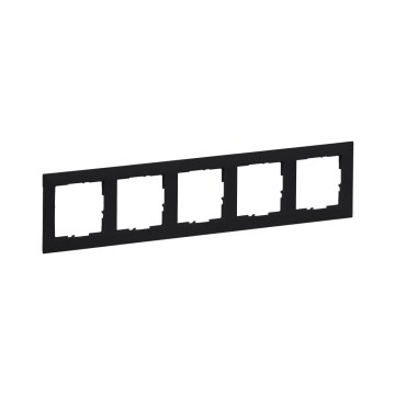 Legrand - SUNO-ramme til 5 moduler, sort