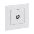 Legrand - TV-udtag med ramme NILOE STEP hvid